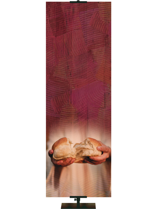 Custom Banner Living Hope I Am The Bread Of Life