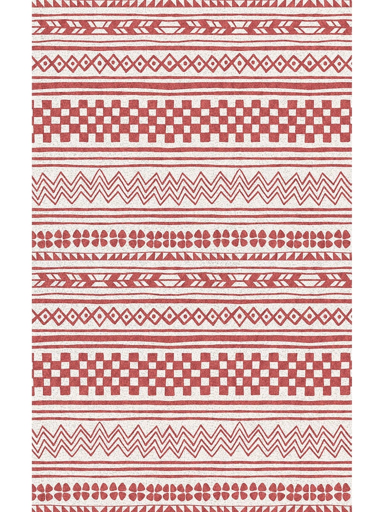 Aztec Bands Vinyl Area Rug