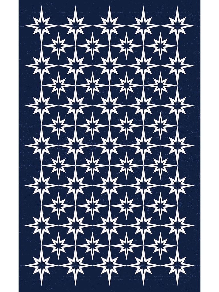 Starburst Vinyl Indoor Outdoor Rug