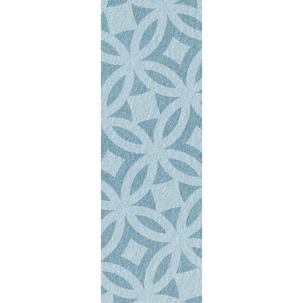 Interlocking Circles Vinyl Runner Rug