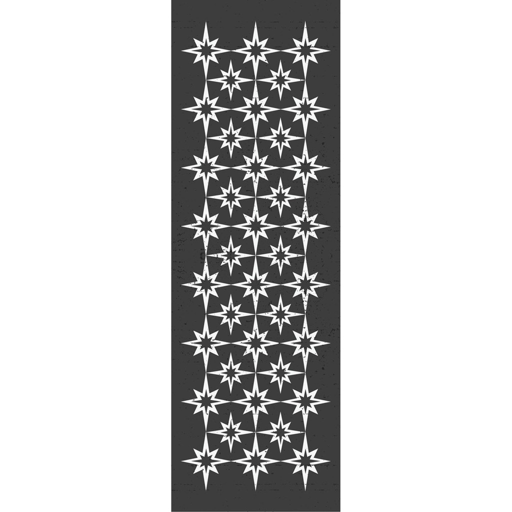 Starburst Vinyl Runner Rug