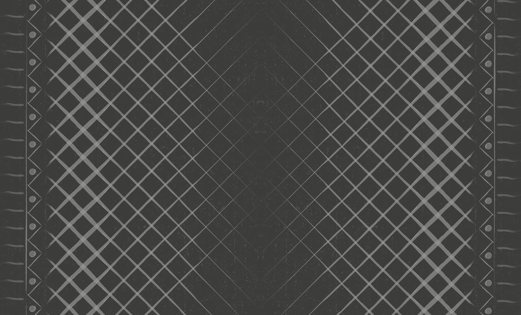 Moroccan Trellis Vinyl Kitchen Rug