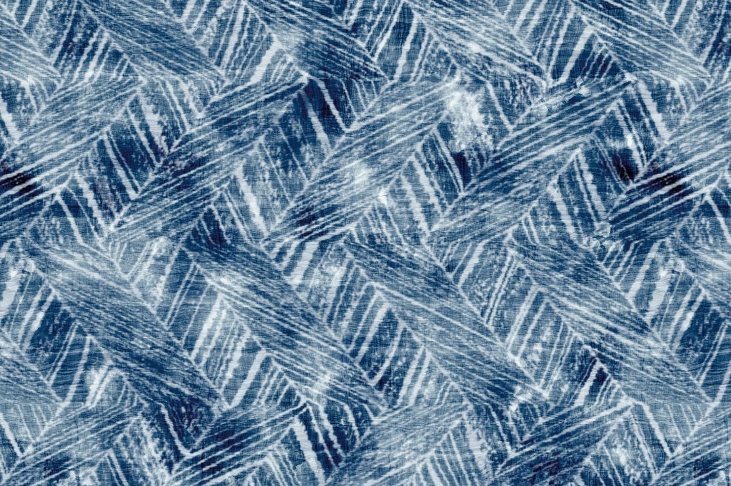 Distressed Herringbone Vinyl Placemats (set of 4)