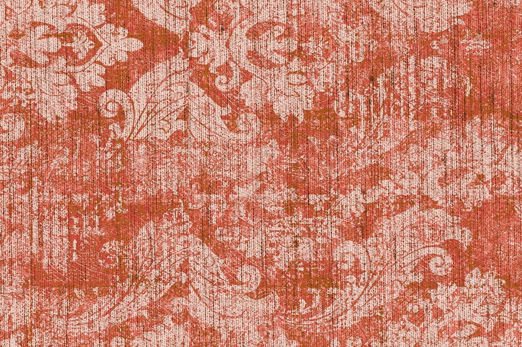 Distressed Damask Vinyl Placemats (set of 4)