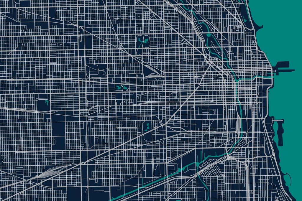 Chicagoland Vinyl Placemats (set of 4)