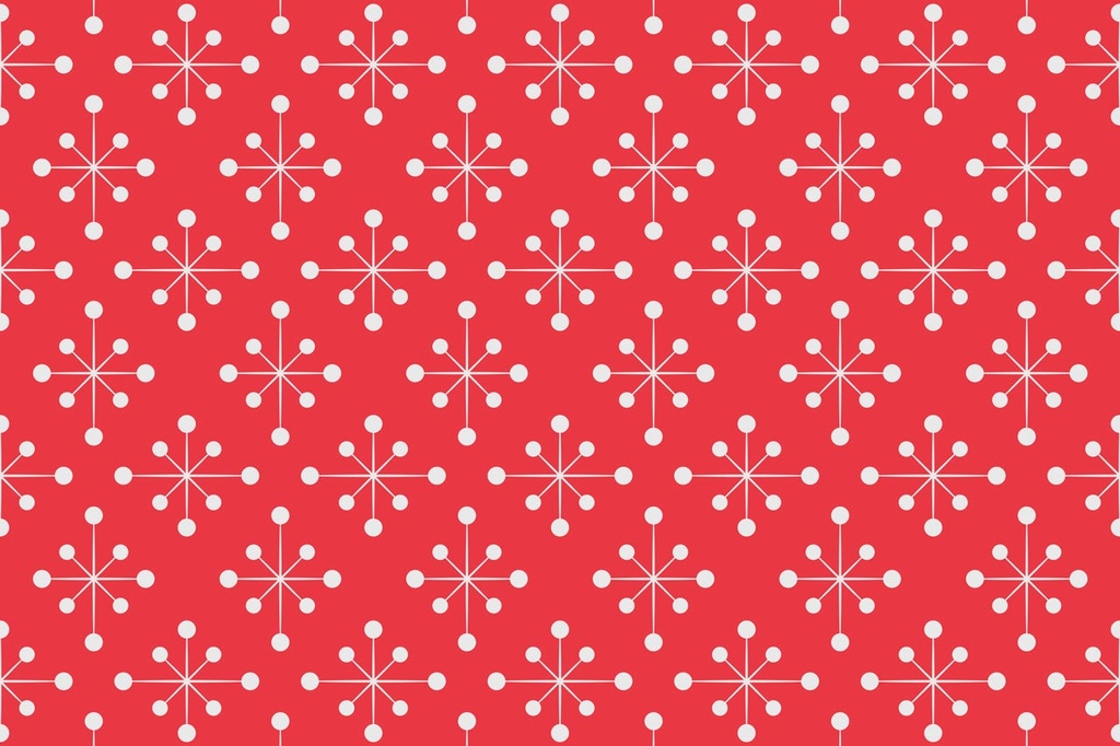 Atomic Stars Vinyl Placemats (set of 4)