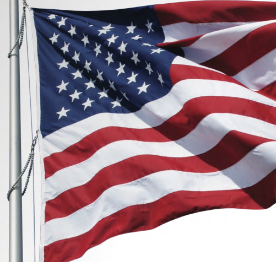 [FUS-POL] Sewn U.S. Flag Polyester Durable Outdoor Flag