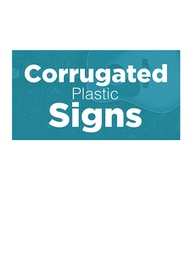 [CUS-COR-3X2-SS] Custom Corrugated Plastic Signs
