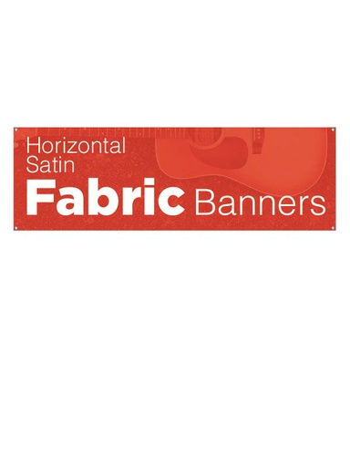 [CUS-SAT-H-PH-3X2] Custom Satin Fabric Banners/Horizontal