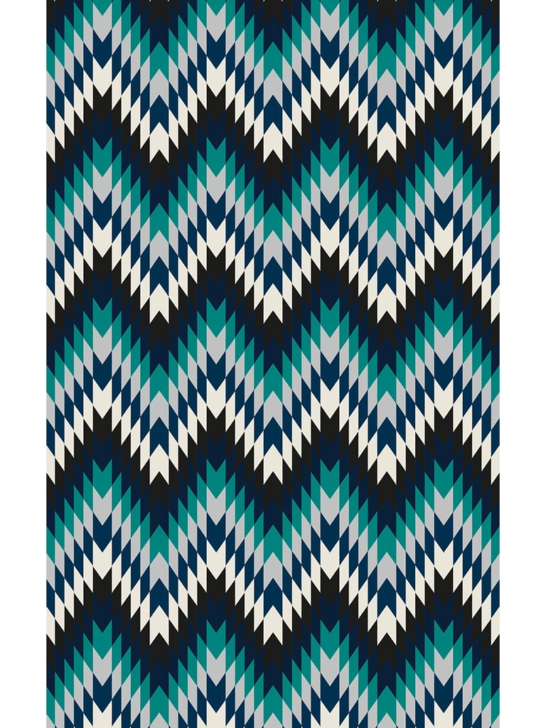 Edgy Parallelograms Living Room Area Rug