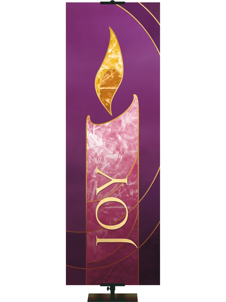 Advent Banner Joy Colors of the Liturgy